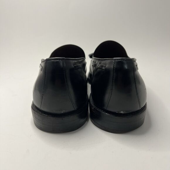 Allen Edmonds Shoes Men’s 12 C Black Grayson Tassel Loafers Leather Dress USA main image 12